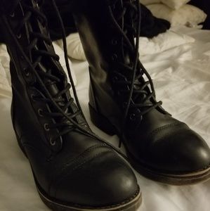 black military boots